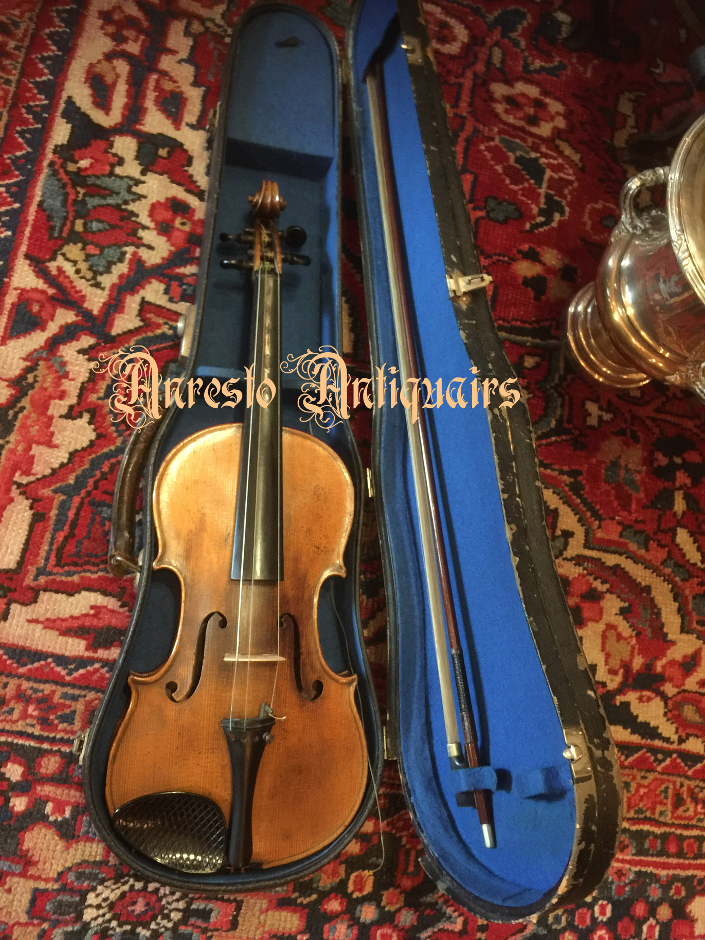 ~klik vergroting~ Antieke Franse viool