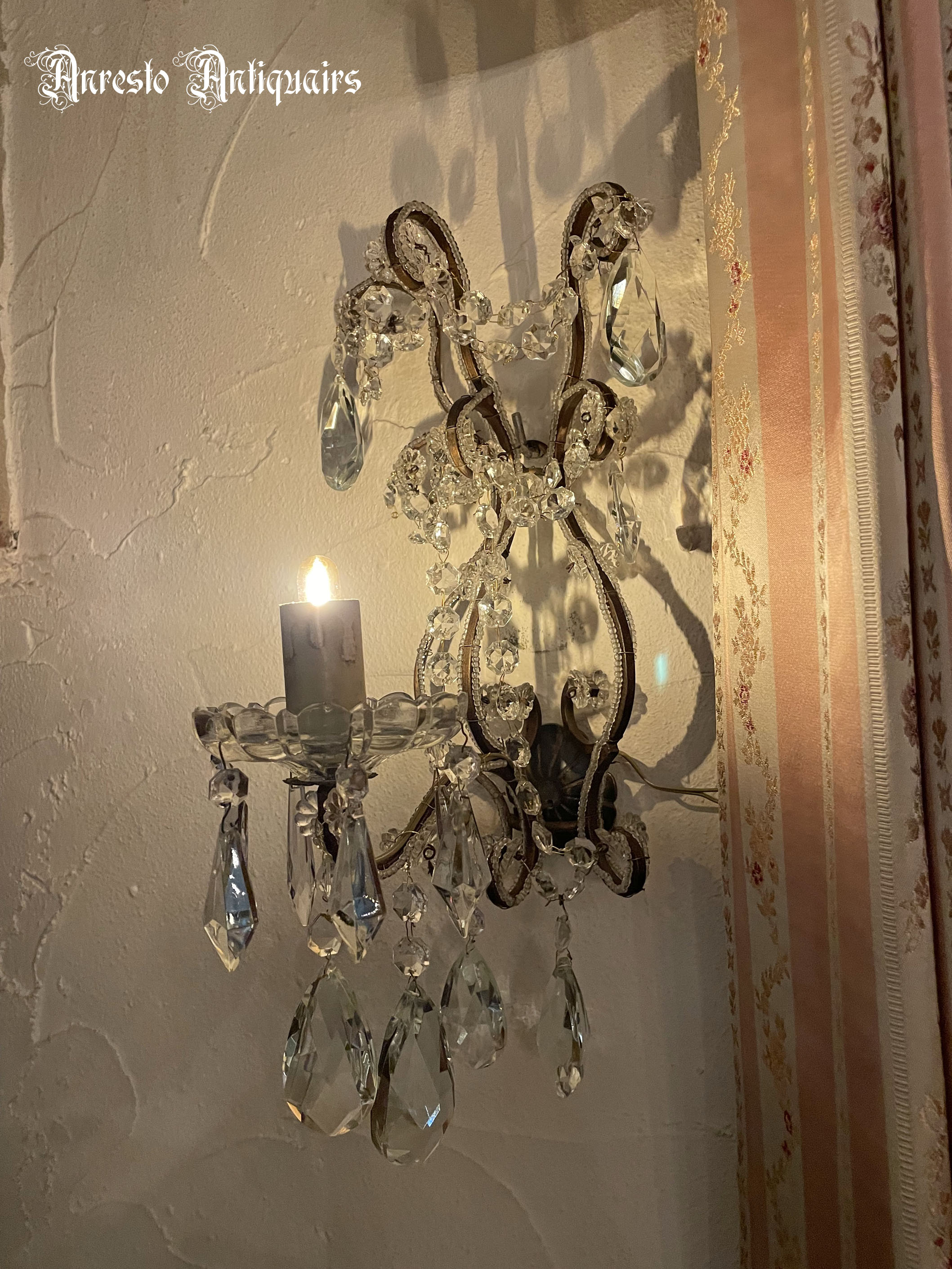 Antieke Italiaanse muurlampen 