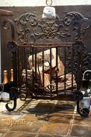 Haard vuurkorf Vuurkorf in smeedijzer