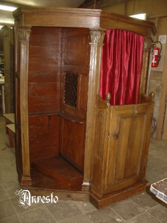 confessional chair