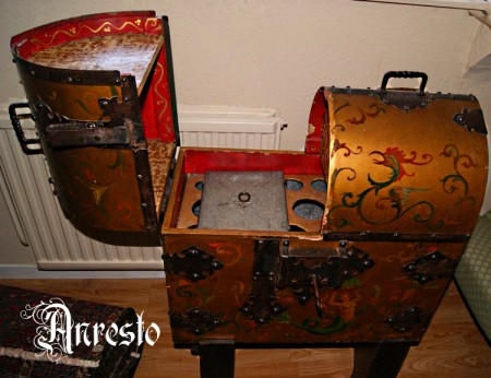 19th C antique cooling Wine storage board