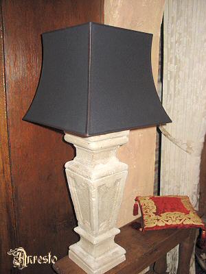 French Balusterlamp 17th century Baroque Sandstone