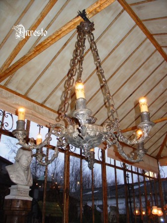 Antique crown chandelier