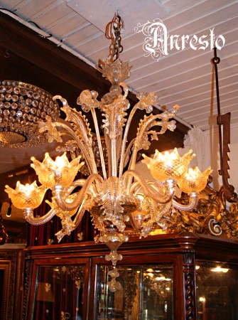 Murano glassware Venetian chandelier