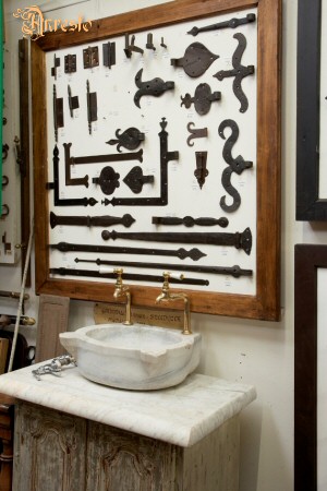 Antieke scharnieren Anresto