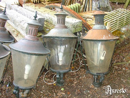 Originele lampen voor montage op een bestaande lantaarnpaal 