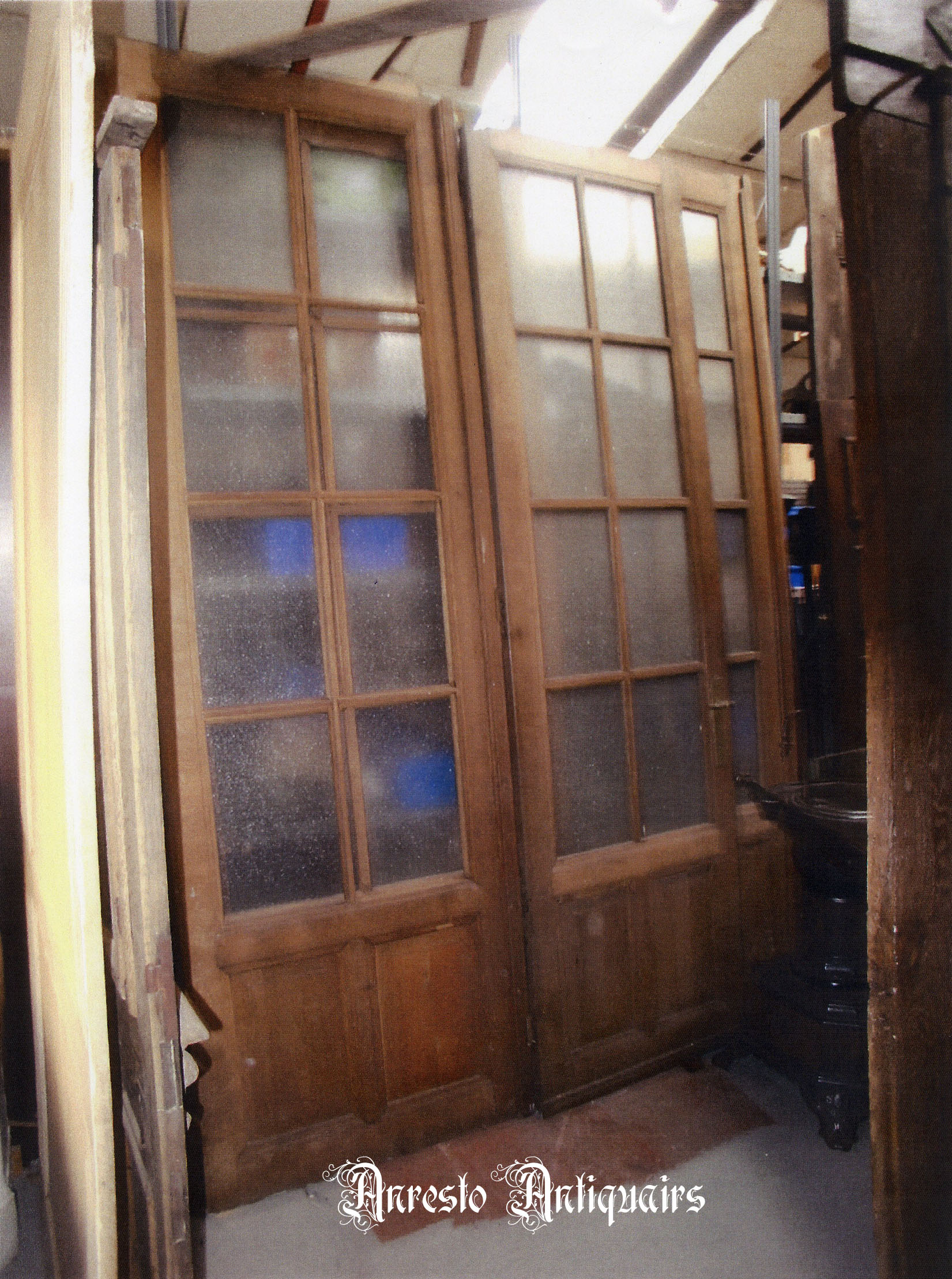 Antieke vitrinedeuren
