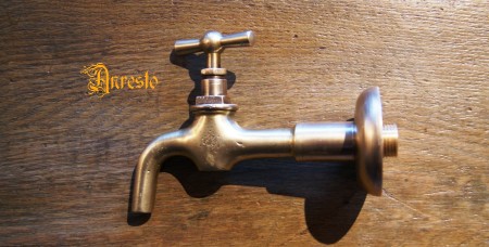 Antique extended cold water tap
