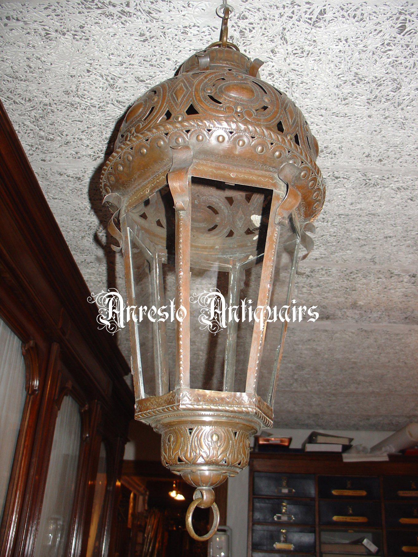 Antieke Franse lantaarnlamp