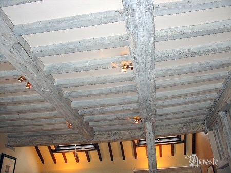 Anresto gepatineerde antieke eiken balken plafonds